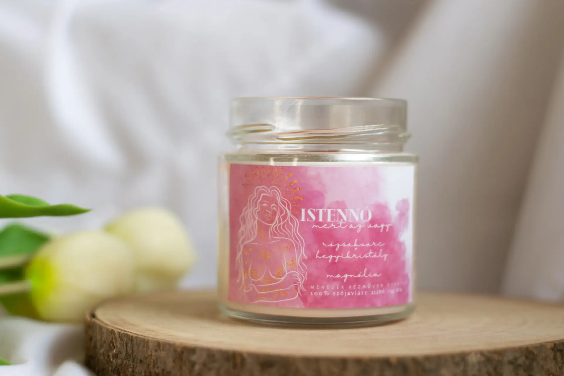 Istennő-mert az vagy szójaviasz illatgyertya !Új illat! - Image 4