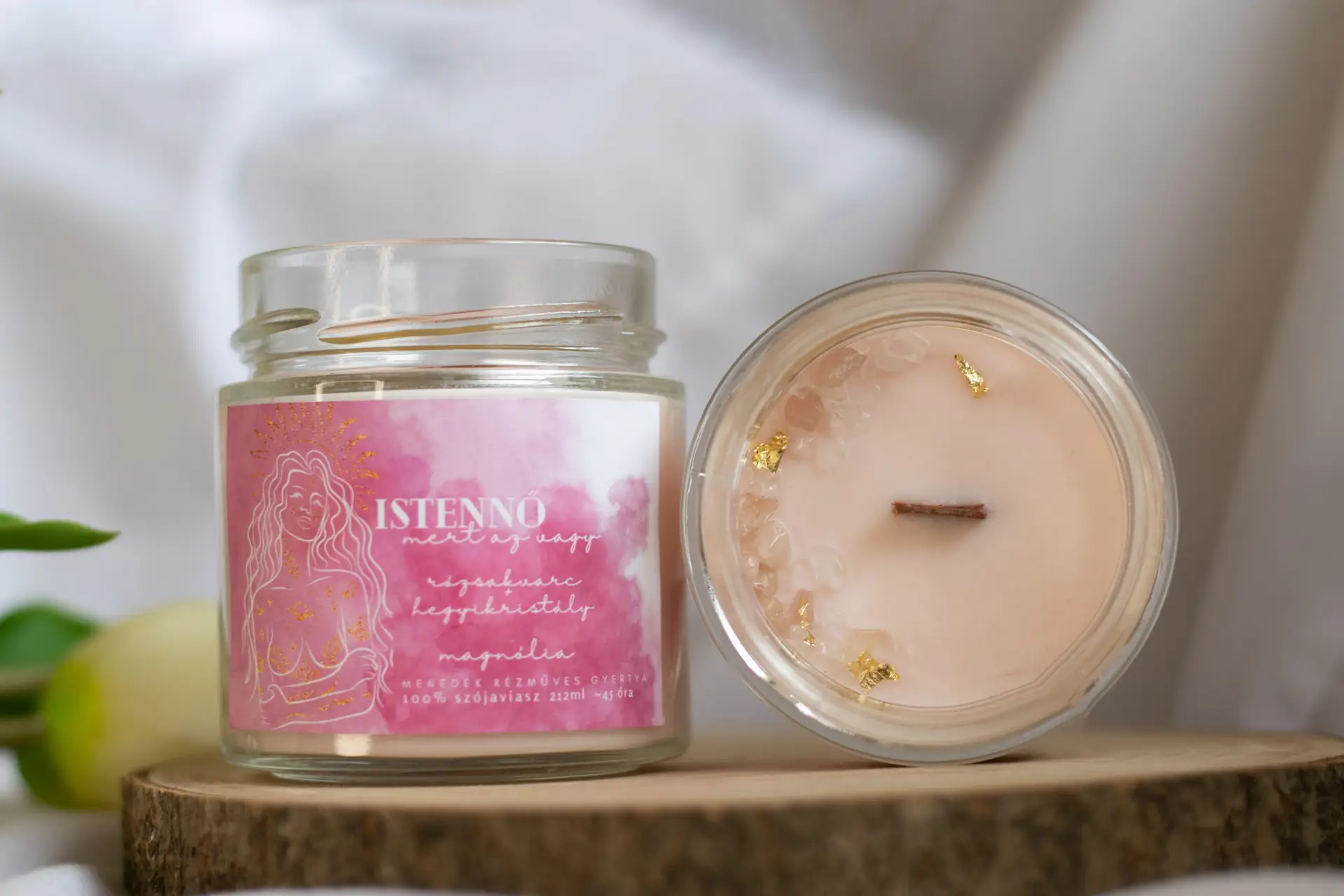 Istennő-mert az vagy szójaviasz illatgyertya !Új illat! - Image 3