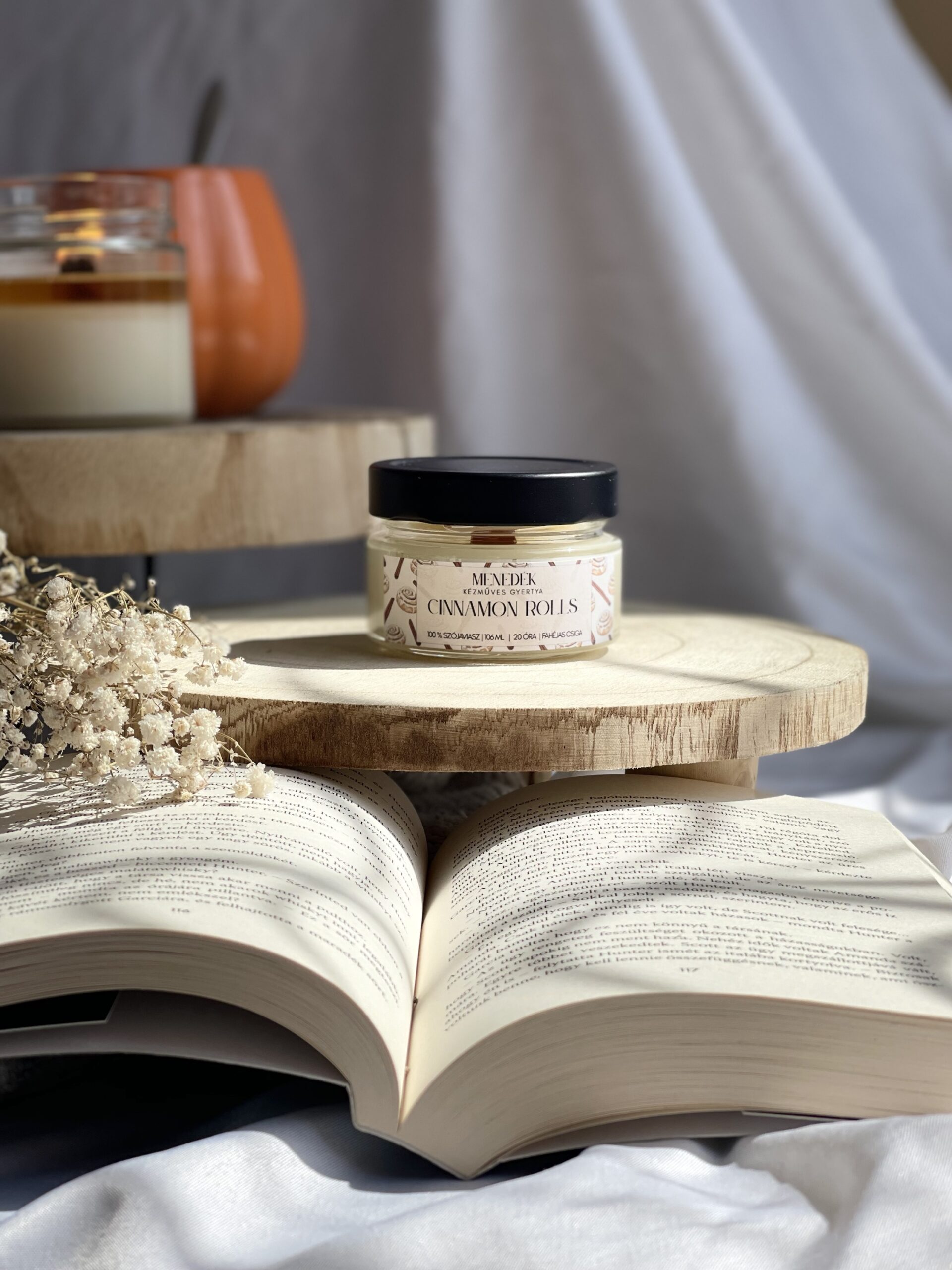 Cinnamon Rolls szójaviasz illatgyertya - Image 2