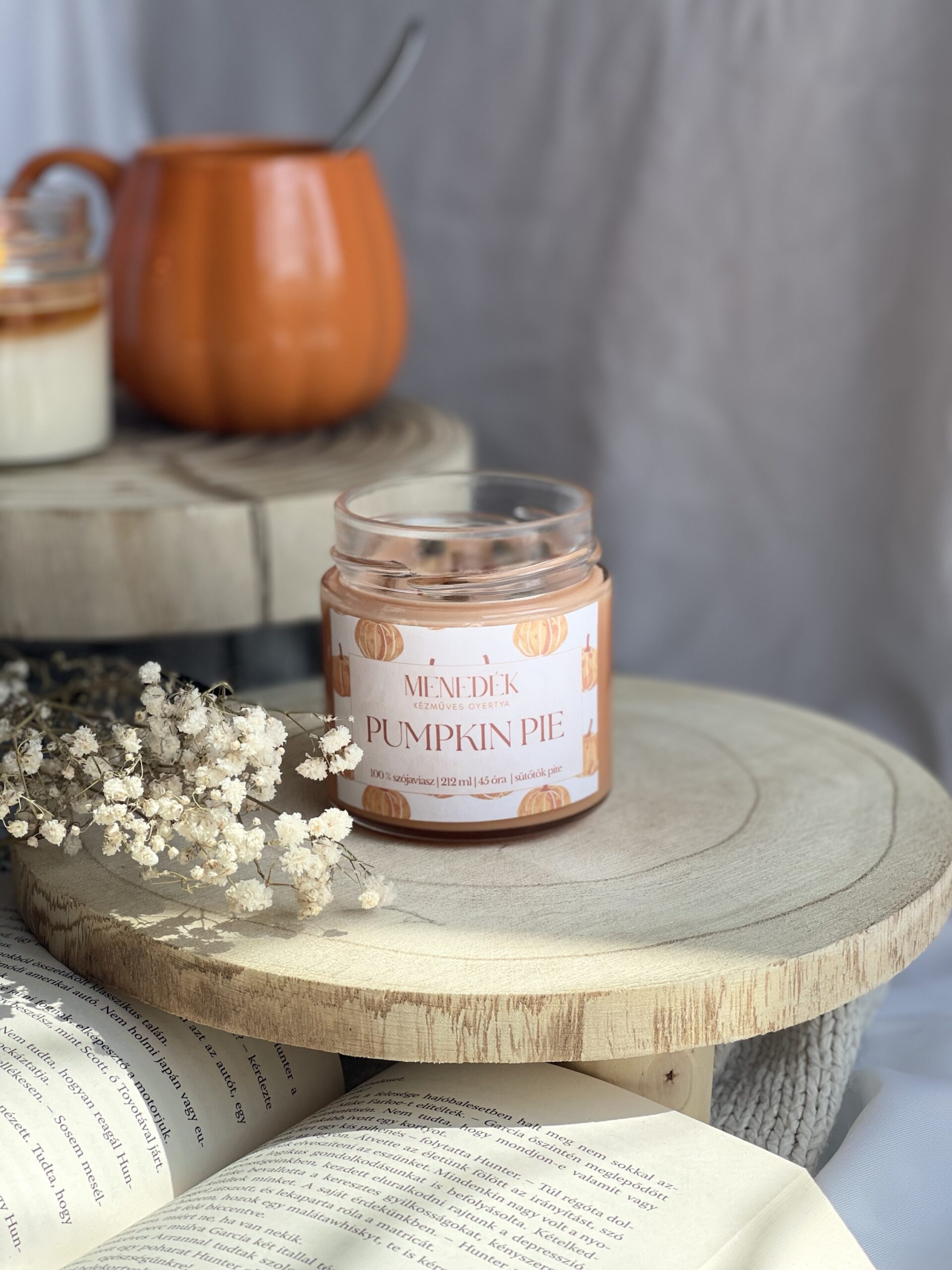 Pumpkin Pie szójaviasz illatgyertya
