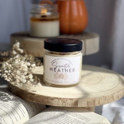 Sweater Weather szójaviasz illatgyertya