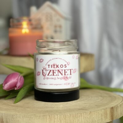 Titkos üzenet gyertya-Vetkőzz