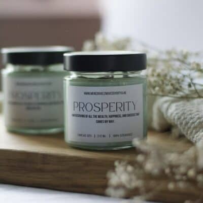 Prosperity-bőség spirituális illatgyertya