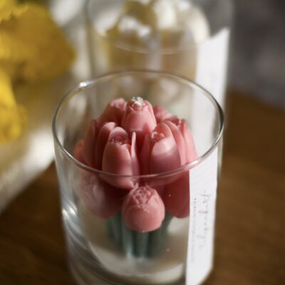 Tulipánkert illatgyertya