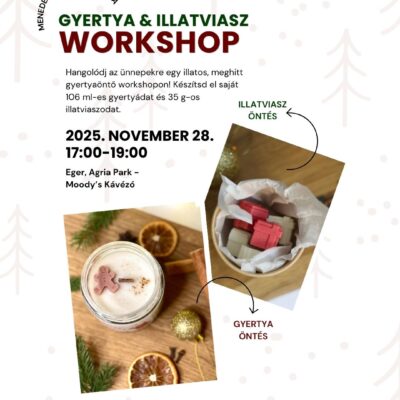 Kézműves Gyertya és Illatviasz workshop