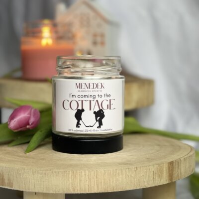 Heated Rivalry inspirálta gyertya