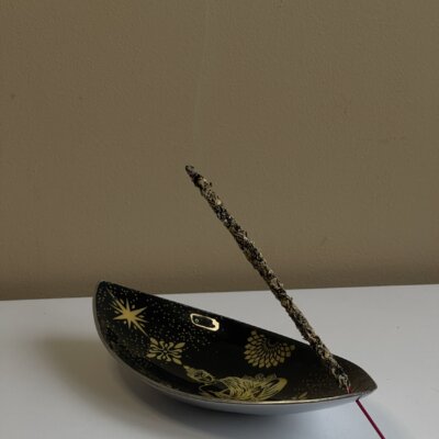 Zománcozott Füstölő Tálca-Buddha