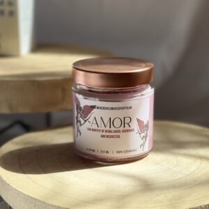 Amor-szeretet spirituális illatgyertya