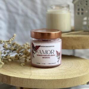 Amor-szeretet spirituális illatgyertya